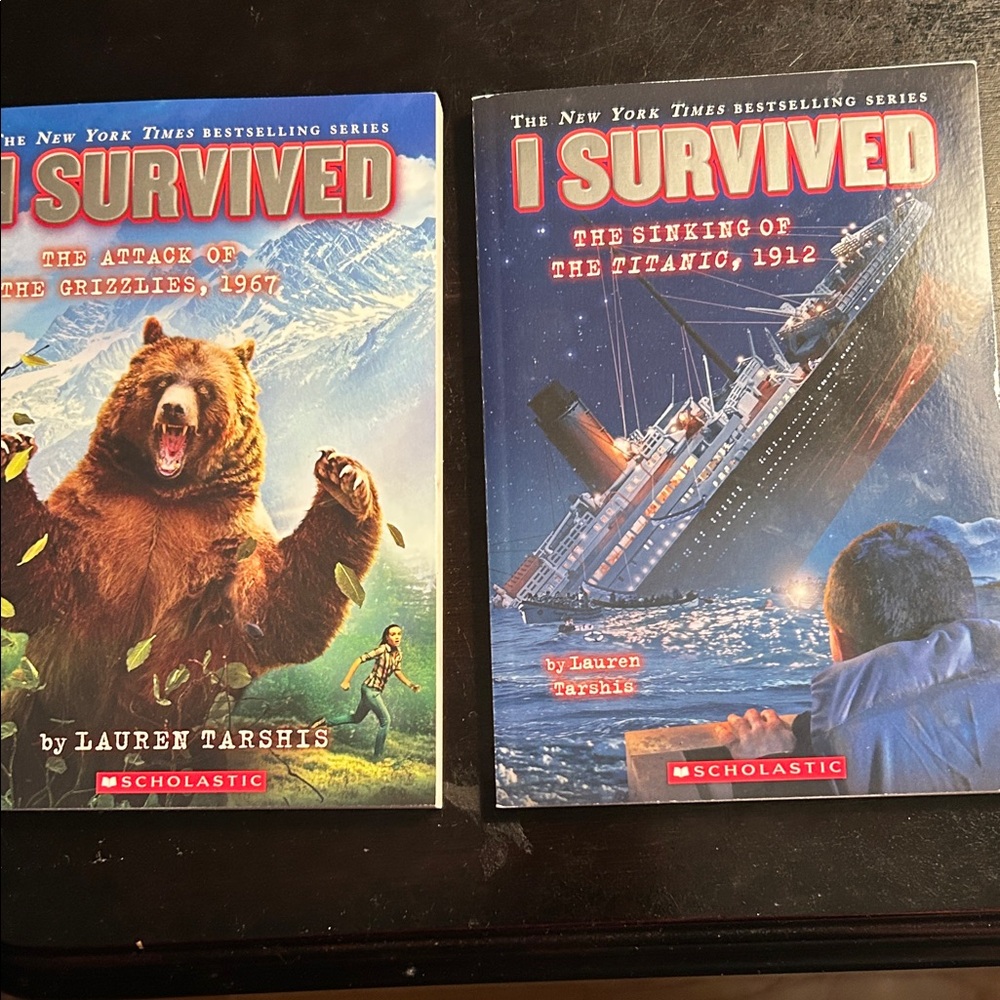 Scholastic I Survived Series - Blue and Red Covers